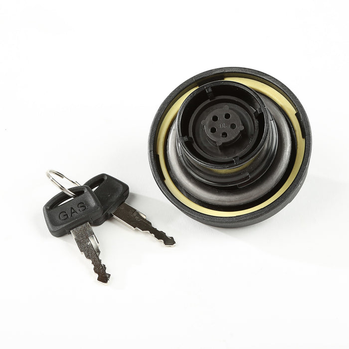 Omix 17726.10 Fuel Tank Cap; Black; Locking; - Truck Part Superstore