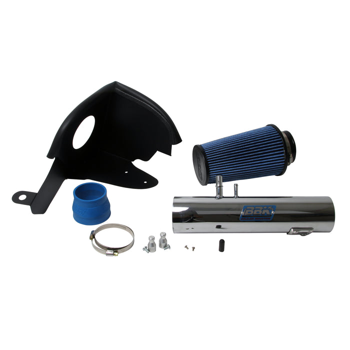 BBK Performance Parts 1778 2011-2014 MUSTANG V6 3.7L COLD AIR INDUCTION SYSTEM (POWDER CHROME) - Truck Part Superstore