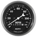 AutoMeter 1779 GAUGE; SPEEDO.; 3 3/8in.; 120MPH; ELEC. PROG. W/WHEEL ODO; OLD TYME BLACK - Truck Part Superstore
