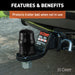 CURT 21801 CURT 21801 Black Rubber Trailer Hitch Ball Cover; 1-7/8 or 2-Inch Diameter - Truck Part Superstore