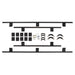 ARB 1780090 BASE Rack Guard Rail; Full Cage; For 72 in. x 51 in. BASE Rack; - Truck Part Superstore