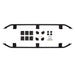 ARB 1780120 BASE Rack Guard Rail; For 72 in. BASE rack; - Truck Part Superstore