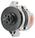 Powermaster Performance 178021-360 Alternator; CS130; 105 Amp; 6 Groove Pulley; Black Baffle And Cone; Satin; - Truck Part Superstore