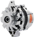 Powermaster Performance 17802 Alternator; CS130; Straight Mounting; 105 Amp; 85 Idle; 6 Groove Pulley; Chrome; - Truck Part Superstore