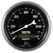 AutoMeter 1780 GAUGE; SPEEDO.; 3 3/8in.; 120MPH; ELEC. PROG. W/LCD ODO; OLD TYME BLACK - Truck Part Superstore