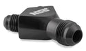 NOS/Nitrous Oxide System 17840BNOS Y-Block Adapter; -6AN To -6AN To -8AN; Black; - Truck Part Superstore