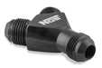NOS/Nitrous Oxide System 17842BNOS Y-Block Adapter; -8AN To -8AN To -8AN; Black; - Truck Part Superstore