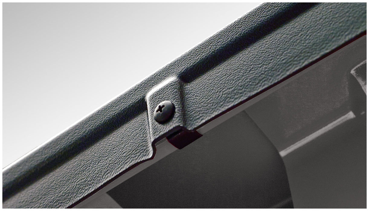 Bushwacker 178501 Ultimate SmoothBack™ Bed Rail Cap; Black; w/o Stake Pocket; - Truck Part Superstore
