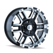 ION 179-2973B 179 (179) BLACK/MACHINED FACE/MACHINED LIP 20X9 5-127 12MM 83.82MM - Truck Part Superstore