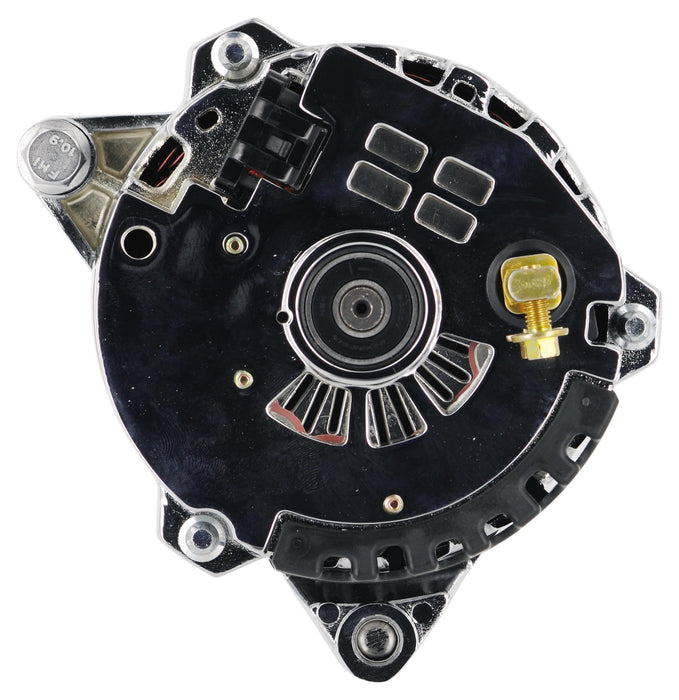 Powermaster Performance 179261 Alternator; CS121; Offset Right; 100 Amp; 60 Idle; 1V Pulley; Chrome; - Truck Part Superstore