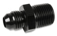 NOS/Nitrous Oxide System 17963NOS Adapter Fitting; 6AN Flare To 3/8 in. NPT Fitting; Black Anodized 2024 Aluminum; - Truck Part Superstore