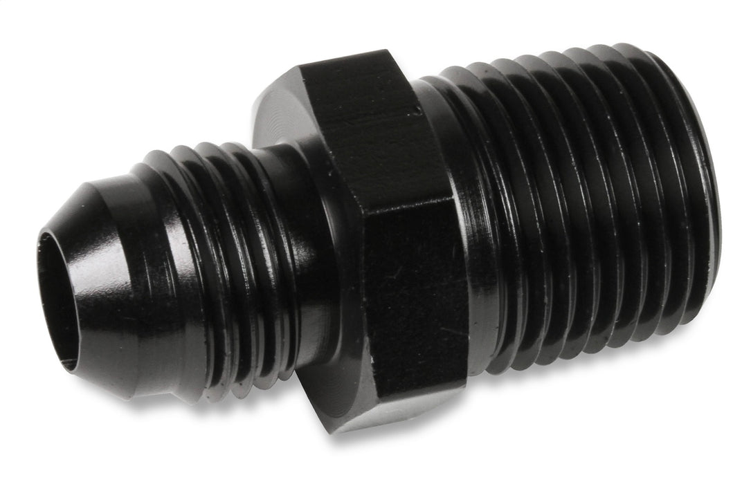 NOS/Nitrous Oxide System 17963NOS Adapter Fitting; 6AN Flare To 3/8 in. NPT Fitting; Black Anodized 2024 Aluminum; - Truck Part Superstore