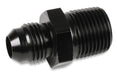 NOS/Nitrous Oxide System 17963NOS Adapter Fitting; 6AN Flare To 3/8 in. NPT Fitting; Black Anodized 2024 Aluminum; - Truck Part Superstore