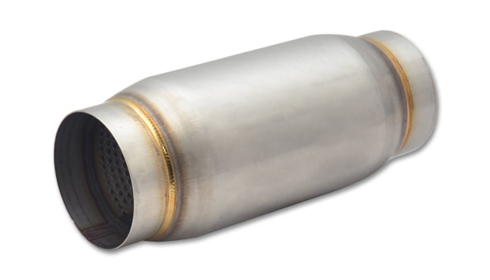 Vibrant Performance 1796 Stainless Steel Race Muffler; 3.5 in. Inlet/Outlet x 9 in. Long; - Truck Part Superstore