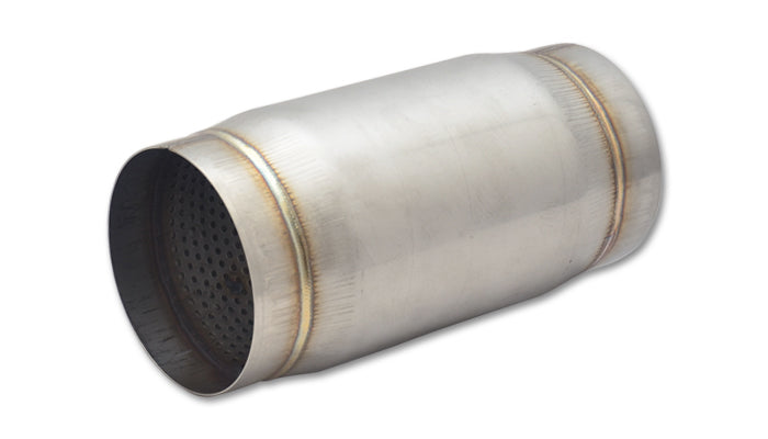 Vibrant Performance 1797 Stainless Steel Race Muffler; 4 in. Inlet/Outlet x 9 in. Long; - Truck Part Superstore