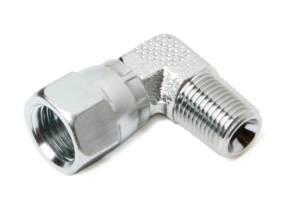 NOS/Nitrous Oxide System 17983NOS Pipe Fitting AN Swivel; 1/8 in. NPT Male -4AN Female; Swivel 90 deg.; - Truck Part Superstore