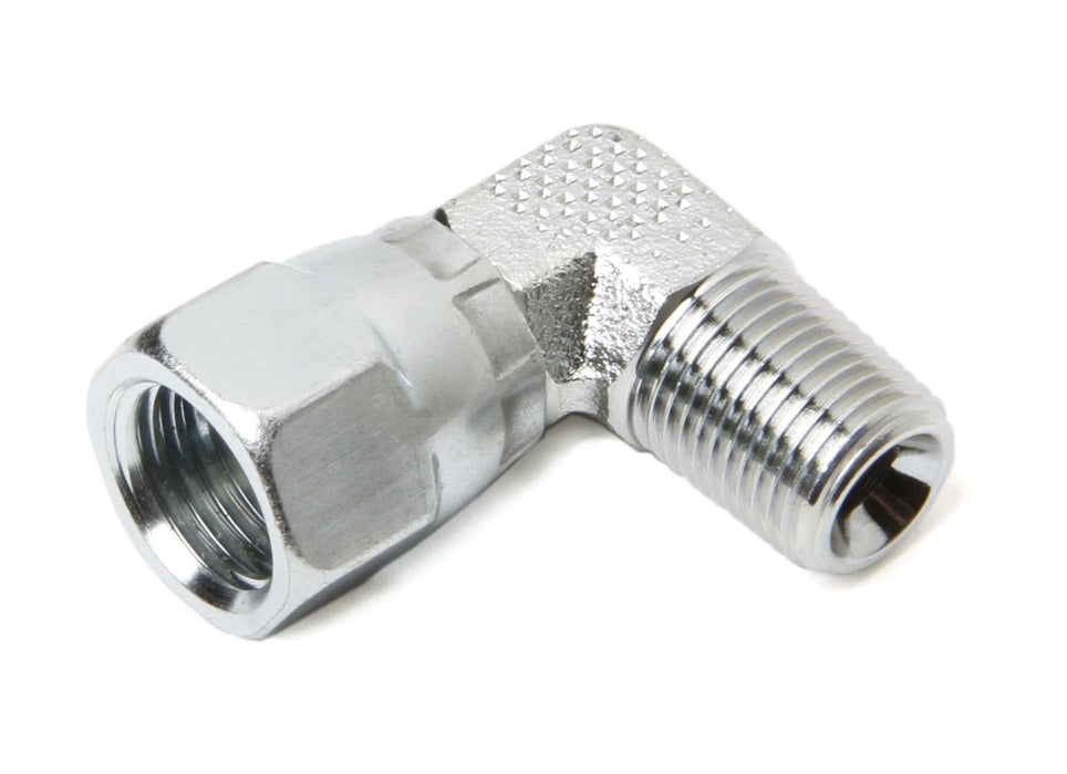 NOS/Nitrous Oxide System 17983NOS Pipe Fitting AN Swivel; 1/8 in. NPT Male -4AN Female; Swivel 90 deg.; - Truck Part Superstore