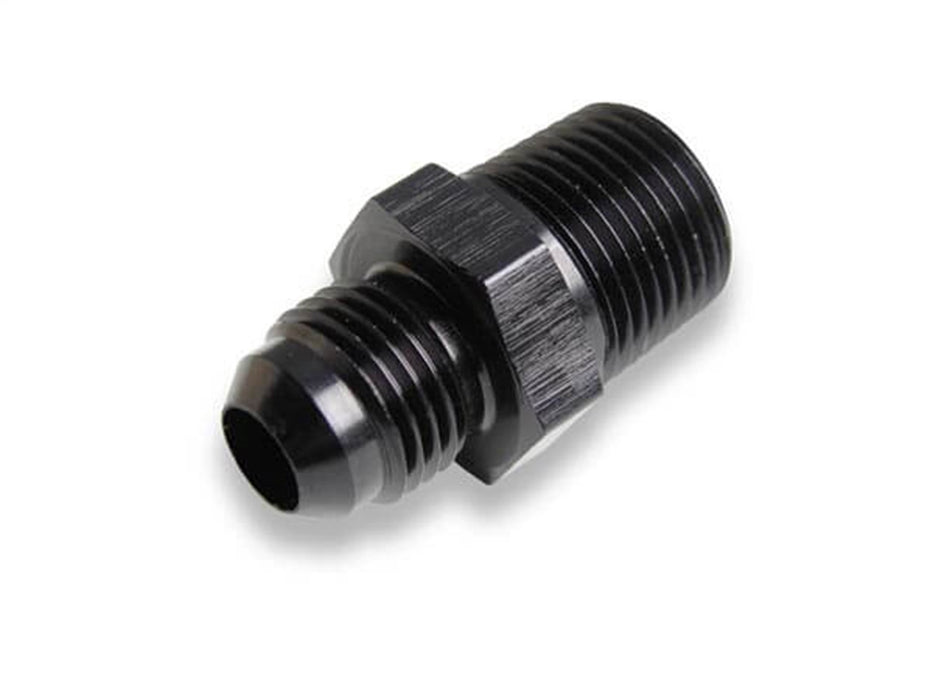 NOS/Nitrous Oxide System 17989NOS Pipe Fitting Straight Male To Pipe; -6AN - 1/8 in. NPT; Black; - Truck Part Superstore
