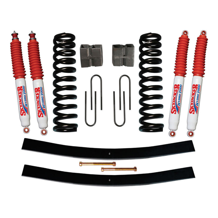 Skyjacker 179BK-H Bronco Suspension Lift Kit 78-79 Bronco w/Shock 9 Inch Lift Incl. Front Coil Springs Rear U Bolt Kit Rear Block Rear Add-A-Leafs Skyjacker - Truck Part Superstore
