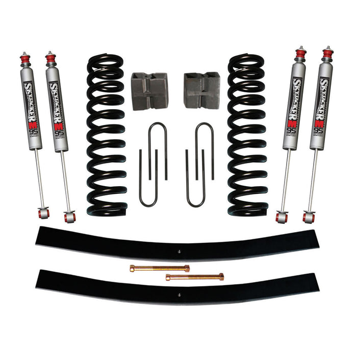 Skyjacker 179BK-N Bronco Suspension Lift Kit 78-79 Bronco w/Shock Nitro Shocks 9 Inch Lift Incl. Front Coil Springs Rear U Bolt Kit Rear Block Rear Add-A-Leafs Skyjacker - Truck Part Superstore