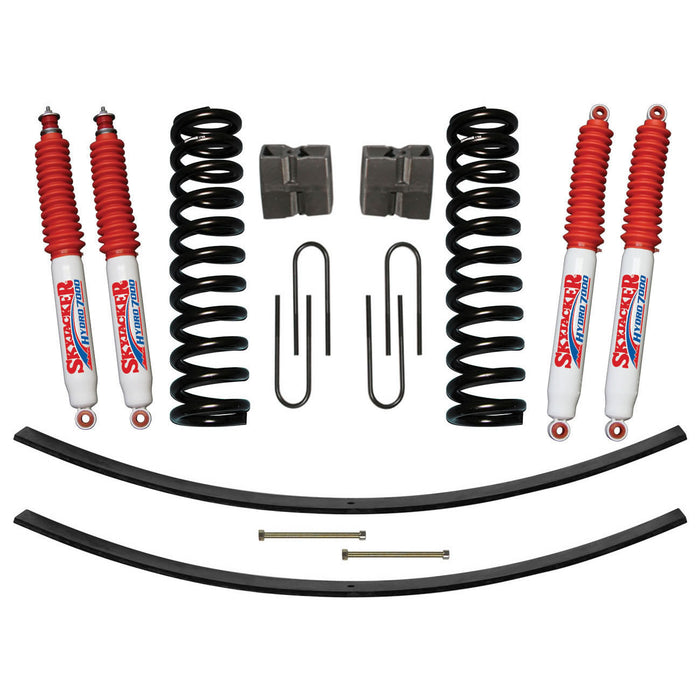 Skyjacker 179PK-H Suspension Lift Kit w/Shock 9 Inch Lift Incl. Front Coil Springs Rear Add-A-Leafs Rear U Bolt Kit Rear Block Skyjacker - Truck Part Superstore