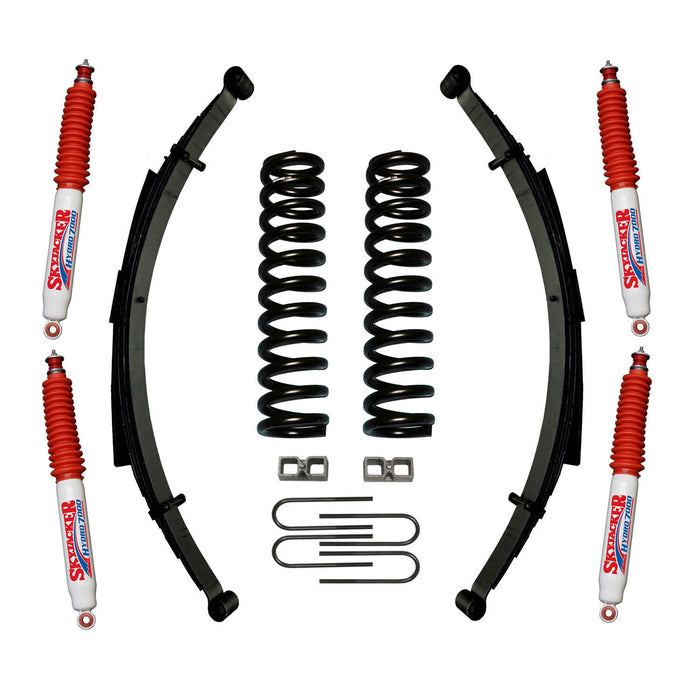 Skyjacker 179PKS-H Suspension Lift Kit w/Shock 9 Inch Lift Incl. Front/Rear Springs Rear U Bolt Kit 2 Inch Rear Blocks Skyjacker - Truck Part Superstore