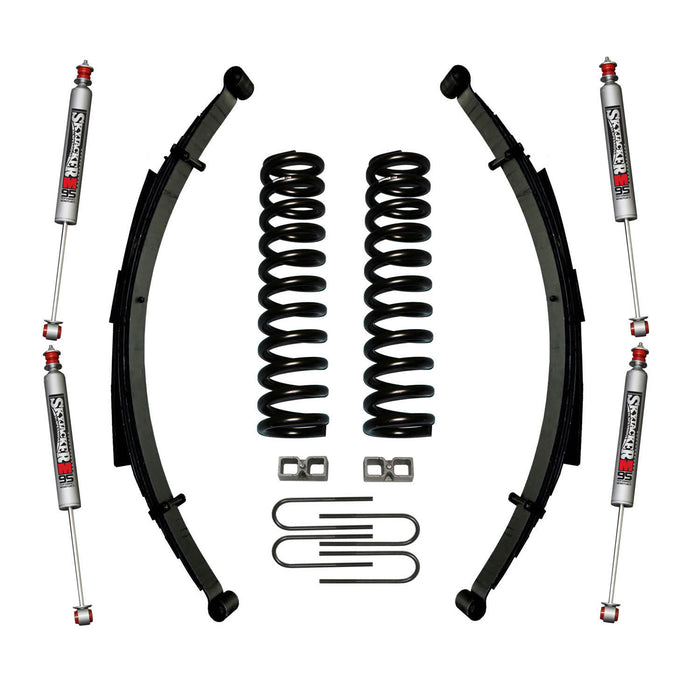Skyjacker 179PKS-M Suspension Lift Kit w/Shock M95 Performance Shocks 9 Inch Lift Incl. Front/Rear Springs Rear U Bolt Kit 2 Inch Rear Blocks Skyjacker - Truck Part Superstore