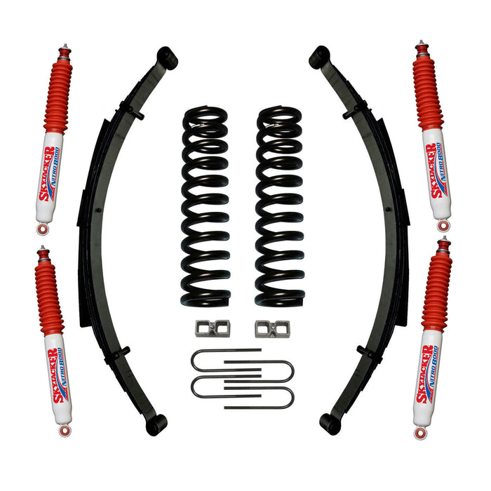Skyjacker 179PKS-N Suspension Lift Kit w/Shock Nitro Shocks 9 Inch Lift Incl. Front/Rear Springs Rear U Bolt Kit 2 Inch Rear Blocks Skyjacker - Truck Part Superstore