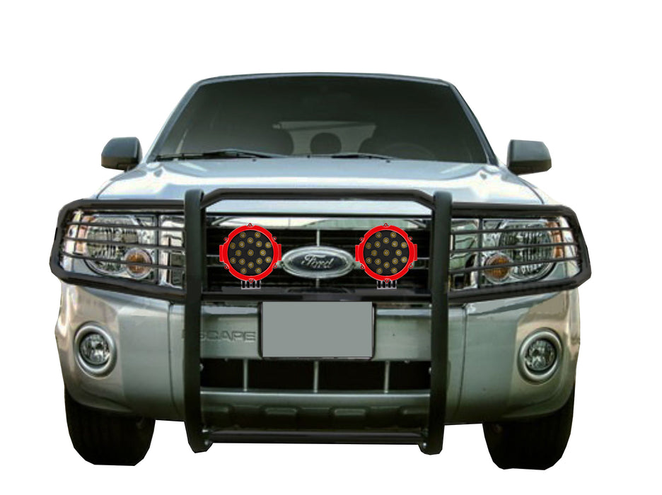 Black Horse Off Road 17FB23MA-PLR Black Steel Modular - Truck Part Superstore