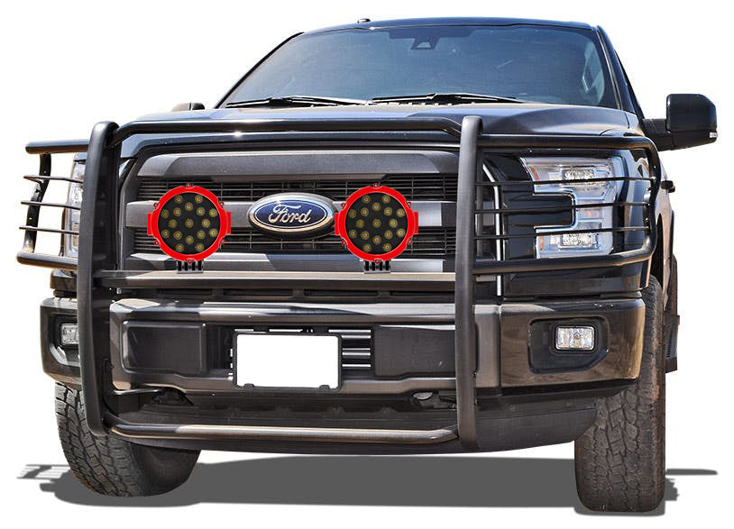 Black Horse Off Road 17FB28MA-PLR Black Steel Modular - Truck Part Superstore