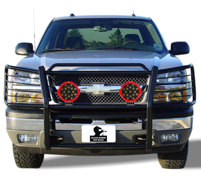 Black Horse Off Road 17GJ23MA-PLR Black Steel Modular - Truck Part Superstore