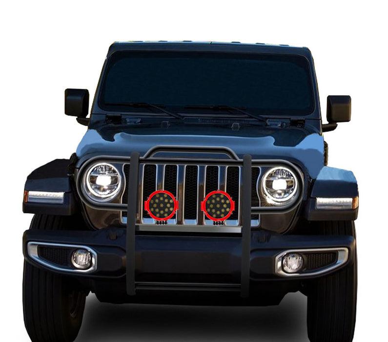Black Horse Off Road 17JPJLMA-PLR Black Steel Modular - Truck Part Superstore