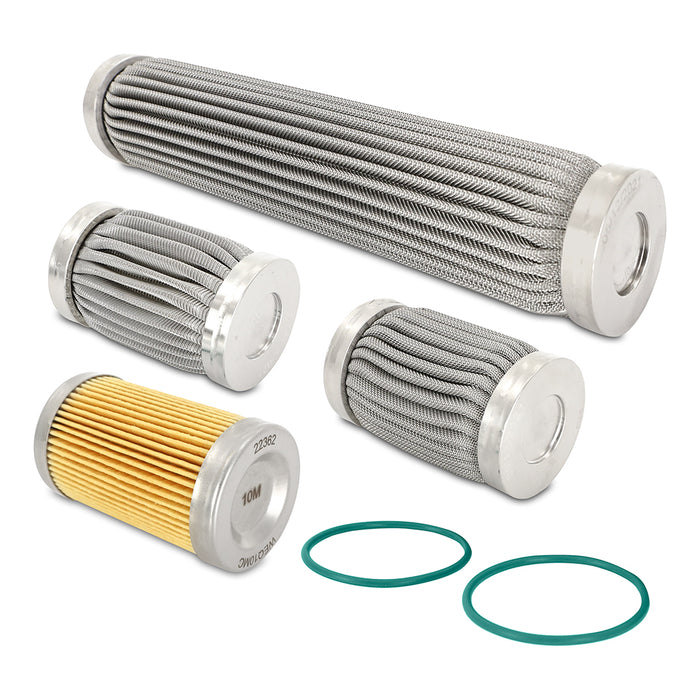 Mishimoto MMFF-RPST-S010 High-Performance Fuel Filter Replacement Inserts, 10-Micron Stainless Steel - Truck Part Superstore