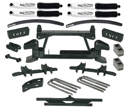 Tuff Country 16824KN 6 Inch Lift Kit 88-97 Chevy/GMC Truck K2500/3500 4x4 8 Lug w/ SX8000 Shocks Fits Models with stamped lower Control Arms Tuff Country - Truck Part Superstore