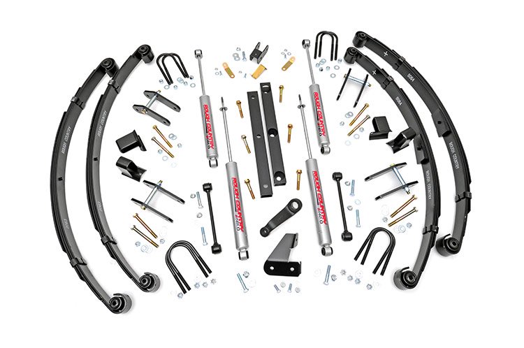 Rough Country 618.20 Suspension Lift Kit w/Shocks; 4.5 in. Lift; - Truck Part Superstore