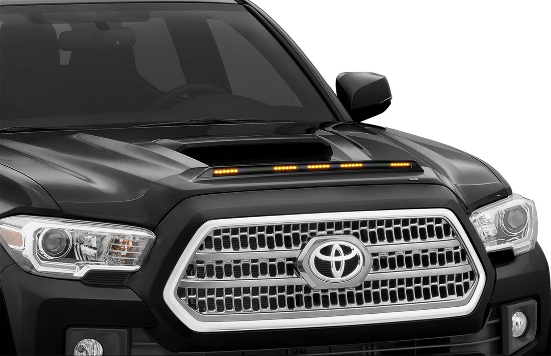 Auto Ventshade (AVS) 753094-218-B Aeroskin LightShield™ Hood Protector; Midnight Black Metallic; Low Profile; - Truck Part Superstore