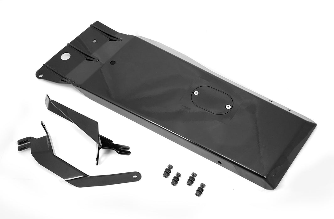 Rugged Ridge 18003.51 Skid Plate; Engine And Transmission; Black Power Coated; - Truck Part Superstore