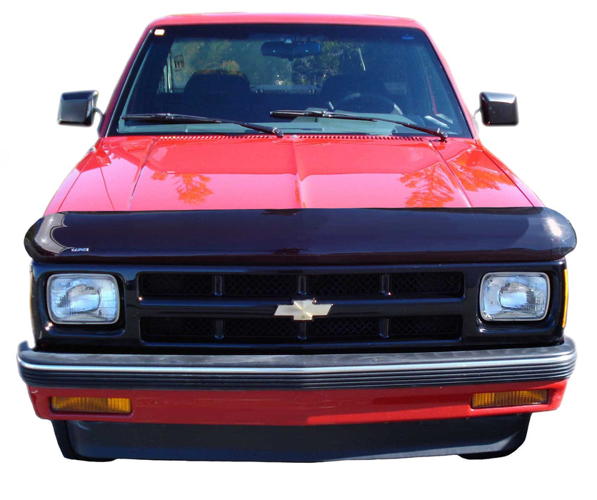 Lund 18029 Interceptor Wrap Bug Shield; Smoke; Full Height; No Drill Installation; - Truck Part Superstore
