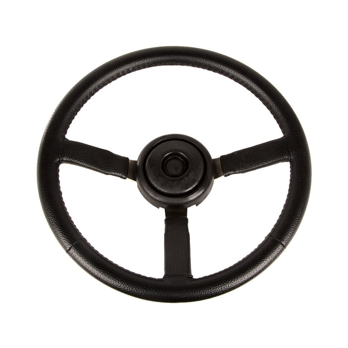 Omix 18031.11 Steering Wheel; Sport; Leather; Black; - Truck Part Superstore