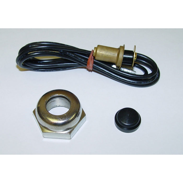 Omix 18032.01 Horn Button; w/Nut And Wiring; Brushed; - Truck Part Superstore