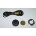 Omix 18032.03 Horn Button; w/Nut And Wiring; Black; - Truck Part Superstore
