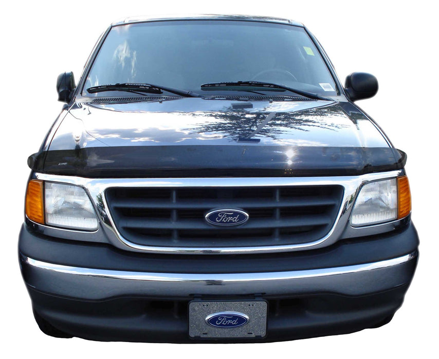 Lund 18038 Interceptor Wrap Bug Shield; Smoke; Full Height; No Drill Installation; - Truck Part Superstore