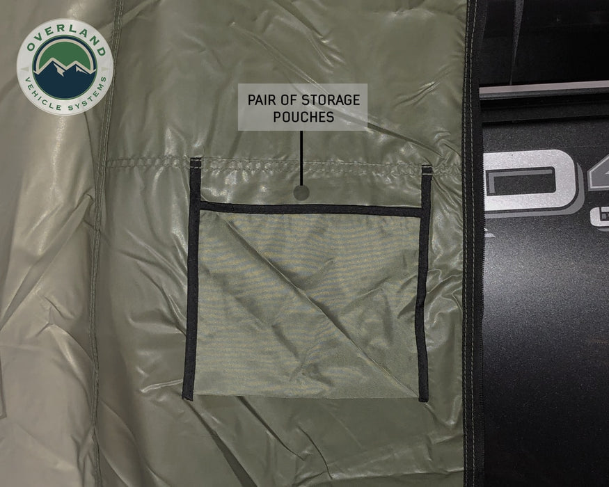 Overland Vehicle Systems 18039836 Roof Top Tent 3 Annex 86x76X82 Inch Green Base Black Floor and Travel Cover Nomadic Overland Vehicle Systems - Truck Part Superstore