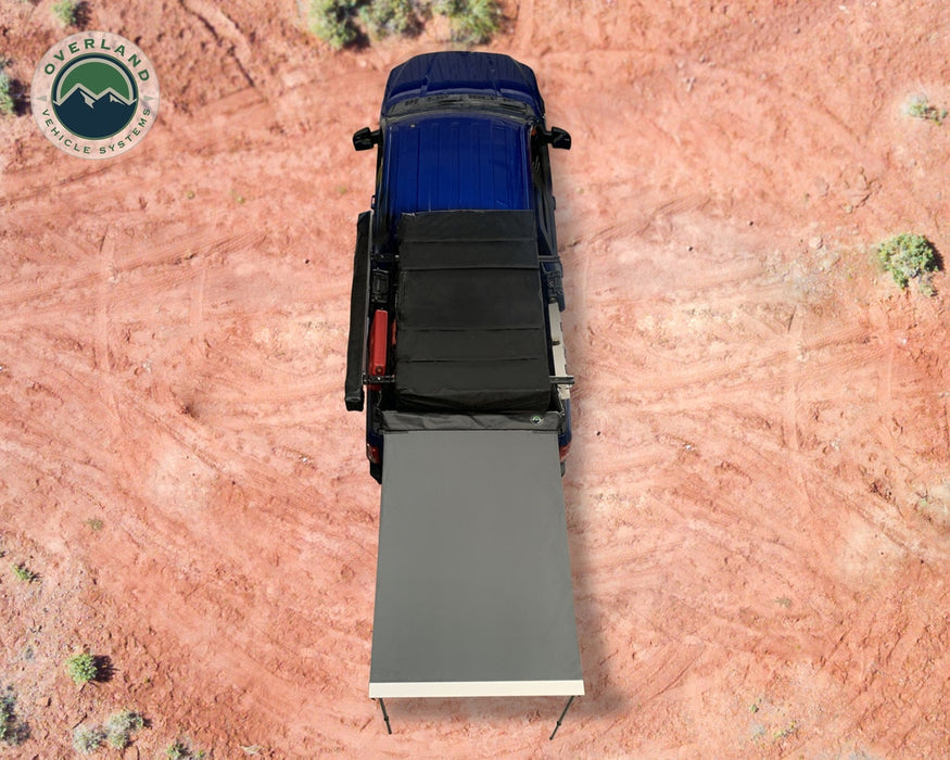 Overland Vehicle Systems 18039909 Nomadic Awning 1.3 - 4.5 Foot With Black Cover Overland Vehicle Systems - Truck Part Superstore