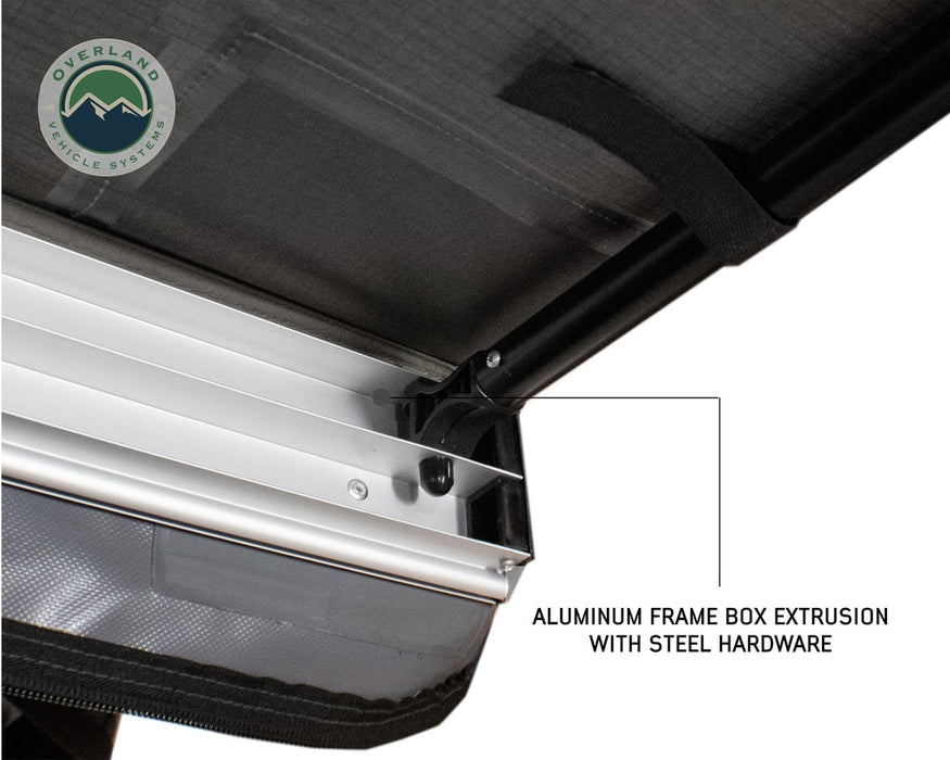 Overland Vehicle Systems 18039909 Nomadic Awning 1.3 - 4.5 Foot With Black Cover Overland Vehicle Systems - Truck Part Superstore