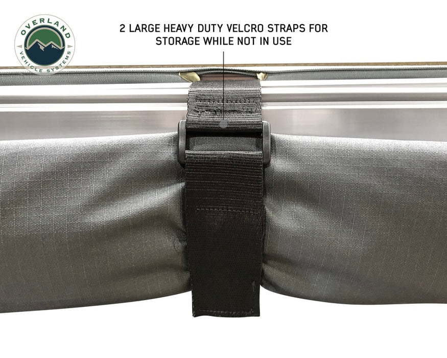 Overland Vehicle Systems 18039909 Nomadic Awning 1.3 - 4.5 Foot With Black Cover Overland Vehicle Systems - Truck Part Superstore