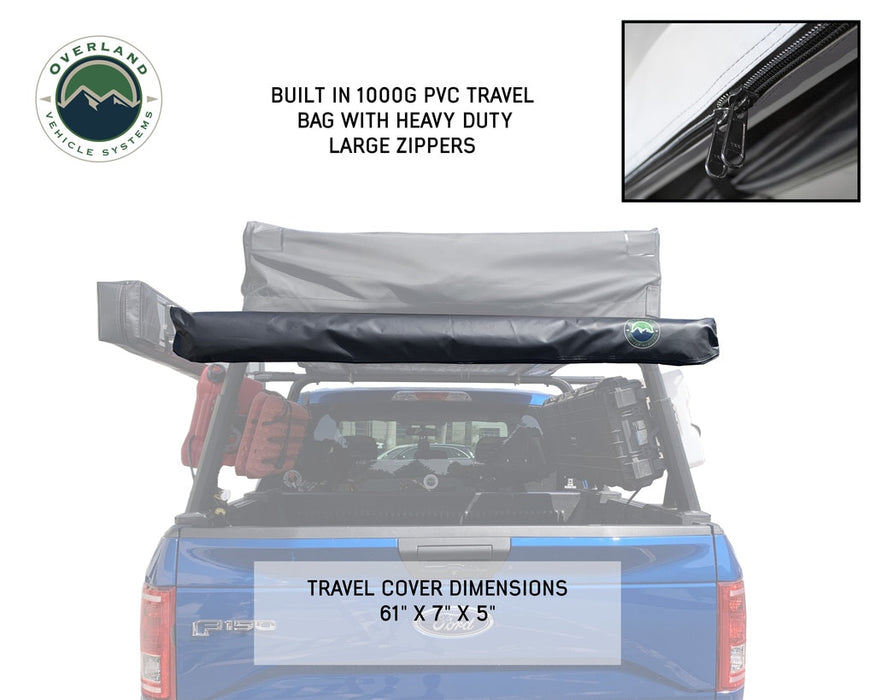 Overland Vehicle Systems 18039909 Nomadic Awning 1.3 - 4.5 Foot With Black Cover Overland Vehicle Systems - Truck Part Superstore