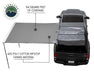 Overland Vehicle Systems 18049909 Awning 2.0-6.5 Foot With Black Cover Universal Nomadic Overland Vehicle Systems - Truck Part Superstore