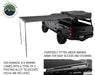 Overland Vehicle Systems 18049909 Awning 2.0-6.5 Foot With Black Cover Universal Nomadic Overland Vehicle Systems - Truck Part Superstore