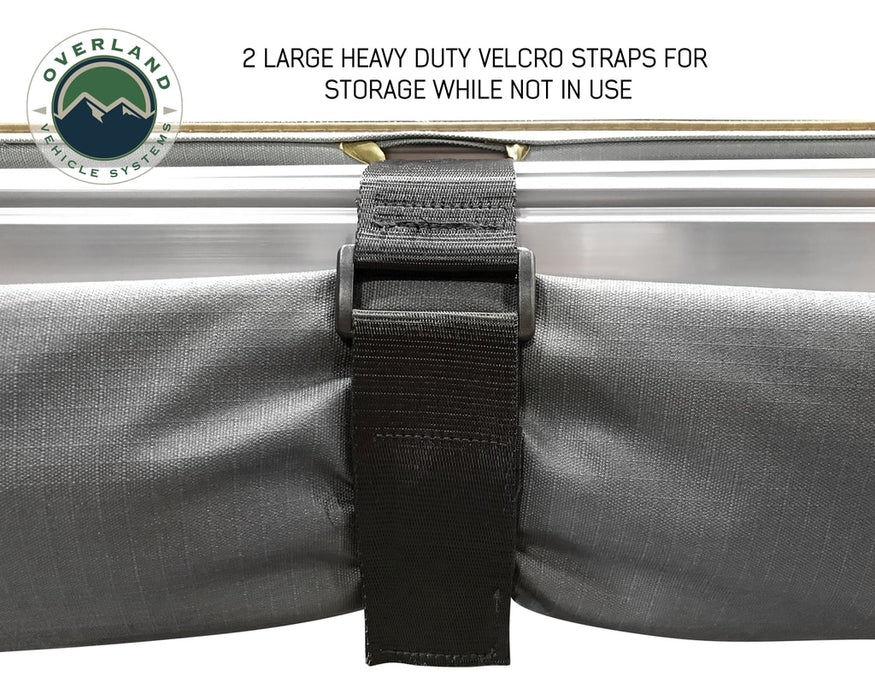 Overland Vehicle Systems 18049909 Awning 2.0-6.5 Foot With Black Cover Universal Nomadic Overland Vehicle Systems - Truck Part Superstore